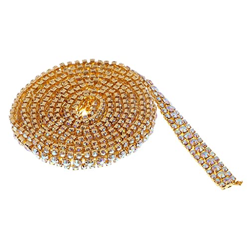 91 cm lange Strass-Kette für Schmuckherstellung, goldfarbene Diamanten von Tityvirnix