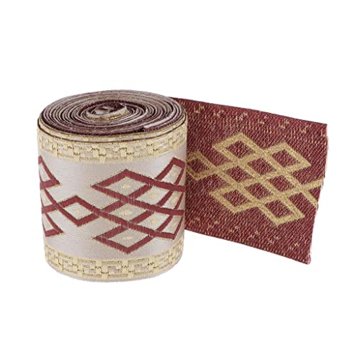 Jacquard-Band, Ethno-Stil, 5 m, 6 cm von Tityvirnix