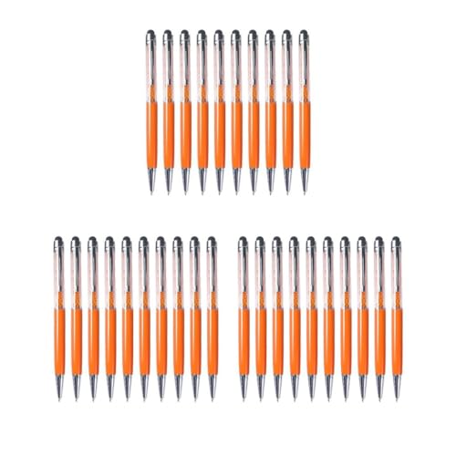 Tityvirnix 3 Set 10 Stück Stylus Touch Pens Kinder Geschenke Kugelschreiber Signature Prop Schreibwerkzeug Kindergarten Haushalt Zubehör Orange von Tityvirnix