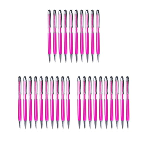 Tityvirnix 3 Set 10 Stück Stylus Touch Pens Kinder Geschenke Metall Kugelschreiber Signature Prop Schreibwaren Schreibwerkzeug Haushalt Business Pink von Tityvirnix