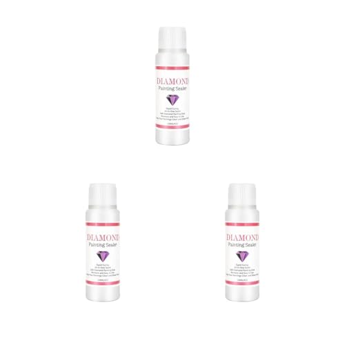 Tityvirnix 3 Set Strasssteine Bild Versiegelungskleber 120 ml Glanzeffekt für DIY Malerei Handwerk A Typ A von Tityvirnix