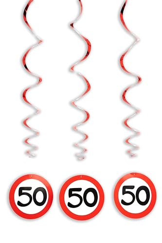 Geburtstagsdeko Party-Spiralen 50 Geburtstag Deko 50 Geburtstag Frau Deko 50 Geburtstag Mann Deko 50. Geburtstag Frau Deko 50. Geburtstag Mann Tischdeko Geburtstag 50. Geburtstag Deko - Tiwoca von Tiwoca