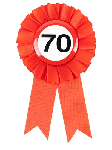 Geburtstagsdeko Rosette 70 Geburtstag Deko 70 Geburtstag Mann Deko 70. Geburtstag Frau Deko 70. Geburtstag Mann Deko 70 Geburtstag Frau Deko Tischdeko Geburtstag 70. Geburtstag Deko - Tiwoca von Tiwoca