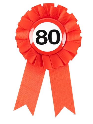 Geburtstagsdeko Rosette 80 Geburtstag Deko 80. Geburtstag Mann 80. Geburtstag Frau Deko 80 Geburtstag Mann Deko 80 Geburtstag Frau Tischdeko Geburtstag 80. Geburtstag Deko - Tiwoca von Tiwoca