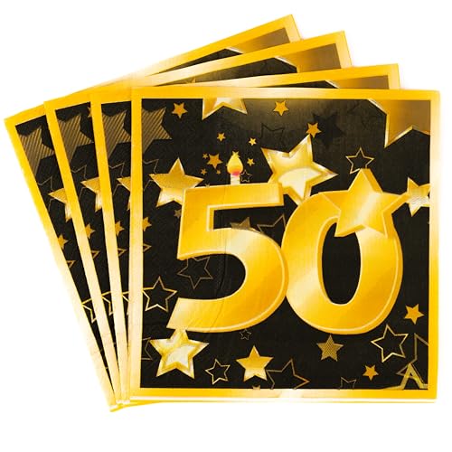 Geburtstagsdeko Servietten 50 Geburtstag Deko 50 Geburtstag Frau Deko 50 Geburtstag Mann Deko 50. Geburtstag Frau Deko 50. Geburtstag Mann Tischdeko Geburtstag 50. Geburtstag Deko - Tiwoca von Tiwoca