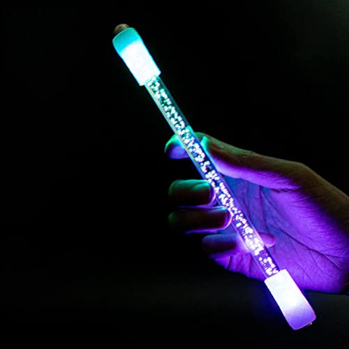 Tixiyu LED Rolling Finger Rotierender Stift, Beleuchteter Kugelschreiber Anti-Rutsch Dekompression Fliping Pen, Anti-Rutsch-Beschichtung Spinning Pen Büro Studenten Unterhaltung von Tixiyu