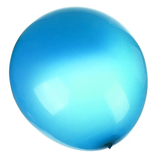 Tixqeaif 36-Latexballons (Premium-Helium-QualitäT), 12Er-Pack, ReguläRe Form - Hellblau von Tixqeaif