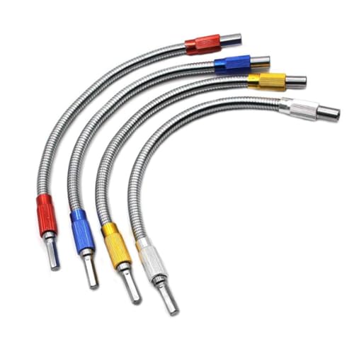 Tixqeaif Hexagon-Schaft Metall Flex Verlängerungsbit​ Verlängerungsbit​ Flexibles Bohrer-Verlängerungsbit 4-Farben von Tixqeaif