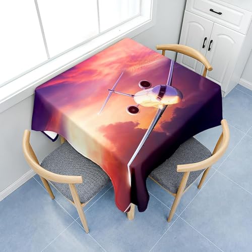 Tischdecke Outdoor Flugzeug Tischdecken Abwaschbar 3D Flugzeug Tischdecke Wetterfest Wasserdicht für Party Biertisch, 100x100 cm Q.P2753 Tischdecke Outdoor Flugzeug Tischdecken Abwaschbar 3D Flugzeug Tischdecke Wetterfest Wasserdicht für Party Biertisch, 100x100 cm Q.P2753 von Tizhweqo