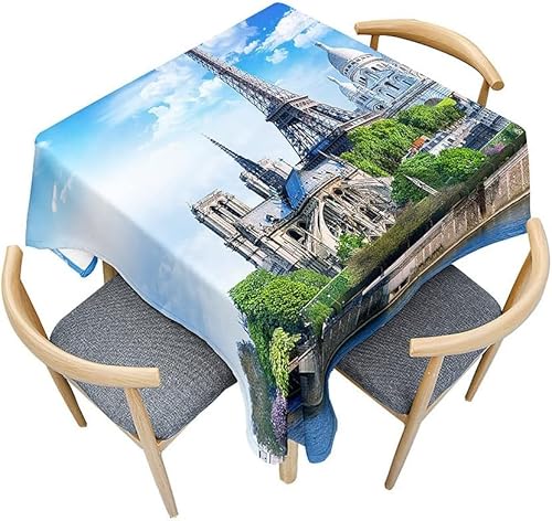 Tischdecke Outdoor Paris Tischdecken Abwaschbar 3D Urbane Architektur Tischdecke Wetterfest Wasserdicht für Party Biertisch, 140x240 cm Q/P2576 Tischdecke Outdoor Paris Tischdecken Abwaschbar 3D Urbane Architektur Tischdecke Wetterfest Wasserdicht für Party Biertisch, 140x240 cm Q/P2576 von Tizhweqo