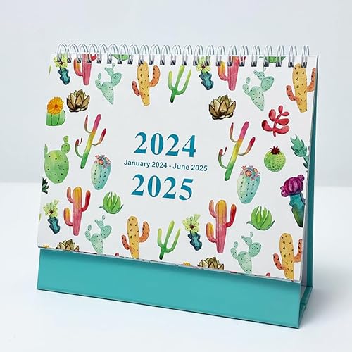 1 x kreativer minimalistischer Schreibtischkalender, 18 Monate, Countdown-Planung, Notizblock, Kalender für Zuhause, Büro, Schreibtisch von Tlarsun