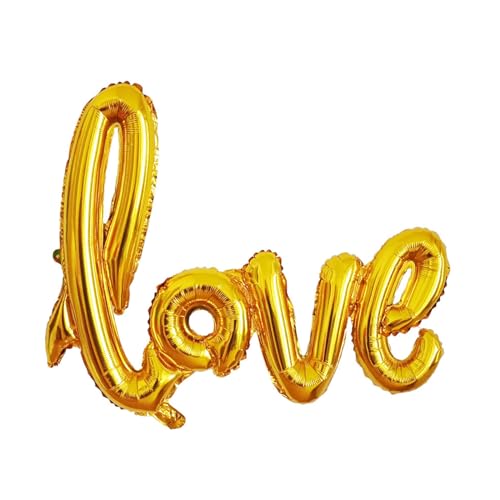 Luftballons aus Aluminiumfolie mit dem Wort "Love" für Jahrestag, Hochzeit, Valentinstag, Geburtstag, Party, Dekoration, Foto-Requisite von Tlarsun
