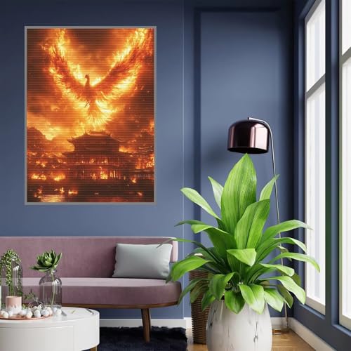 Diamond Painting Erwachsene Mythos Diamond Painting kinder mädchen Geschenke 8 Jahre Vogel Diamant Bilder Groß DIY Bastelset Erwachsene für Home Decoration Living Room Geschenke Frauen 80x100cm A144 von Tloome