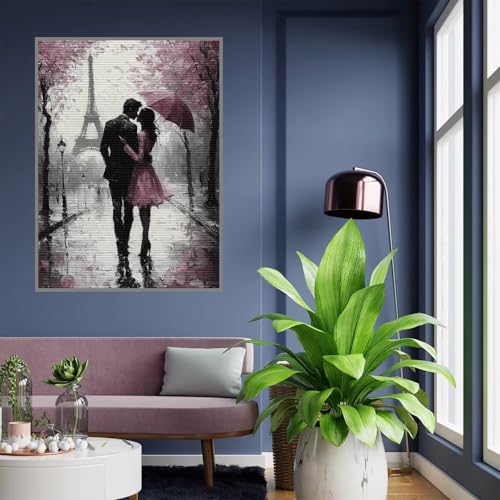 Diamond Painting Erwachsene Paar Diamond Painting kinder mädchen Geschenke 8 Jahre Landscapeturm Diamant Bilder DIY Bastelset Erwachsene für Home Decoration Living Room Geschenke Frauen 80x100cm A143 von Tloome