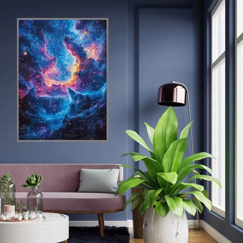 Diamond Painting Erwachsene Wolke Diamond Painting kinder mädchen Geschenke 8 Jahre Abstrakt Diamant Bilder Groß DIY Bastelset Erwachsene für Home Decoration Living Room Geschenke Frauen 80x100cm A119 von Tloome