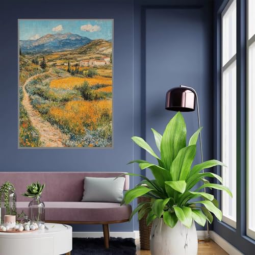 Diamond Painting Kinder Landschaft Diamond Painting mädchen Geschenke 8 jahre 5D Diamant Malerei Erwachsene Berg Diamant Malsets Bilder Full Crystal Art für Home Wand Décor Geschenke 40x50cm, A-476 von Tloome