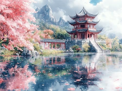 Malen Nach Zahlen Japan Malen Nach Zahlen Erwachsene Kinder Landschaft Paint by Numbers DIY Handgemalt öLgemäLde Mit 3 Pinsel Acrylfarbe Knitterfreie Leinwand für Home frühlingsdeko, 50x70cm A-1425 Malen Nach Zahlen Japan Malen Nach Zahlen Erwachsene Kinder Landschaft Paint by Numbers DIY Handgemalt öLgemäLde Mit 3 Pinsel Acrylfarbe Knitterfreie Leinwand für Home frühlingsdeko, 50x70cm A-1425 von Tloome