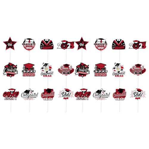 24pcs Cake Dekoration Set Cake Toppers Graduation Cake Accessoires Kuchen Schmuck Für Abschlussfeiern 24pcs Cake Dekoration Set Cake Toppers Graduation Cake Accessoires Kuchen Schmuck Für Abschlussfeiern von Tmboryuu