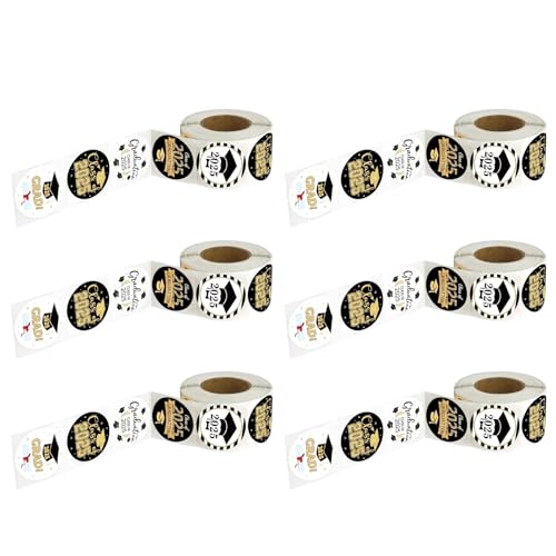 6PCS Graduationen Hutaufkleber Für Sichere Haftung Tränenfree Entfernung Verblassen Widerstandsfestes Helles Design 6PCS Graduationen Hutaufkleber Für Sichere Haftung Tränenfree Entfernung Verblassen Widerstandsfestes Helles Design von Tmboryuu