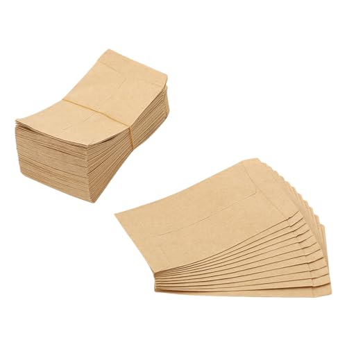 Tmboryuu 100pcs Miniatur Braune Krafts Papiertüten Für Partygeschenke Münzstockbeutel Eleganter Artikel Wickelumschlag von Tmboryuu