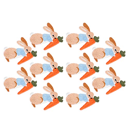 Bunny Muster Osterthema Nähen Sie Eisen auf Flecken, Stoffaufkleber für Bekleidungsjacken mit Exquisiten Mustern, Reparatur und Dekoration, Herstellung Bunny Muster Osterthema Nähen Sie Eisen auf Flecken, Stoffaufkleber für Bekleidungsjacken mit Exquisiten Mustern, Reparatur und Dekoration, Herstellung von Tnfeeon