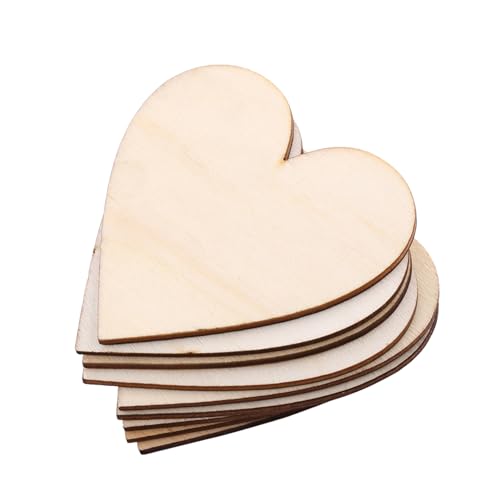 Liebes Herzform Holzverzierung für Hochzeit (80mm) von Tnfeeon