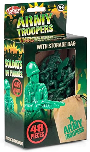 Army Troopers - set of 48 plastic figures von Tobar