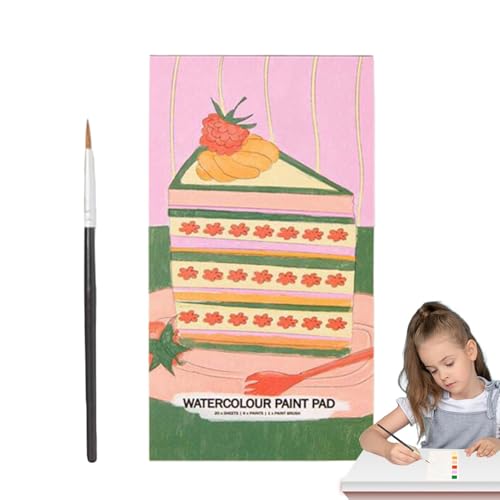 Aquarell-Farbblock | Multifunktionale Minis-Aquarell-Farbblöcke | Taschen-Aquarellfarben-Set für Reisen | DIYS Aquarellbücher Malzubehör für Kinder von TocaFeank