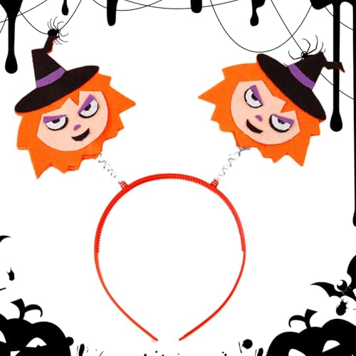 TocaFeank Damen-Halloween-Stirnbänder,Stirnband Halloween - Kopfbedeckung Haarschmuck Halloween Cosplay Haarreifen,Halloween-Dekorationen, Partygeschenke, selbstklebende Haarreifen für Feiertage, von TocaFeank