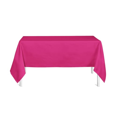 TODAY 257531 Tischdecke aus Baumwolle, 140 x 240 cm, Baumwolle, Jus de Myrtille/Fuchsia, 140 x 240 cm von Today