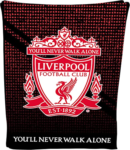 Todd Linens Fleecedecke mit Liverpool-Fußball-Wappen, weich, LFC, warm, Sofa, Reisedecke, Netzstoff, Geschenk für Männer, Kinder, Teenager, 100 x 150 cm von Todd Linens