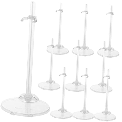 Toddmomy 10 Stück Teiliges Puppenhalter Transparent Design Puppenstützen für Doll Displays Stabiler Puppenständer mit Taillenstütze für Sammlerstücke und Dekoration Toddmomy 10 Stück Teiliges Puppenhalter Transparent Design Puppenstützen für Doll Displays Stabiler Puppenständer mit Taillenstütze für Sammlerstücke und Dekoration von Toddmomy