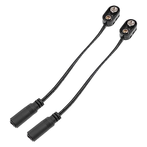 Toddmomy 2Stücke Batteriekabel Langlebig für Musikinstrumente Zuverlässige Verbindung für Effekte und Zubehör Toddmomy 2Stücke Batteriekabel Langlebig für Musikinstrumente Zuverlässige Verbindung für Effekte und Zubehör von Toddmomy