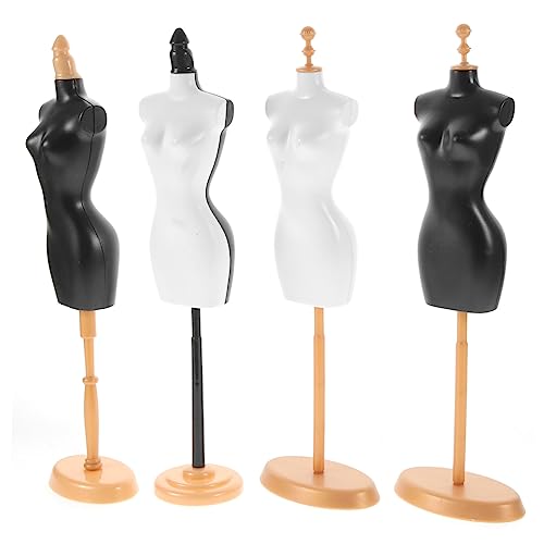 Toddmomy 4Stücke Puppenständer aus Abnehmbarer Mannequin Modellständer für Puppenkleidung für Präsentation von Outfits und Accessoires Toddmomy 4Stücke Puppenständer aus Abnehmbarer Mannequin Modellständer für Puppenkleidung für Präsentation von Outfits und Accessoires von Toddmomy
