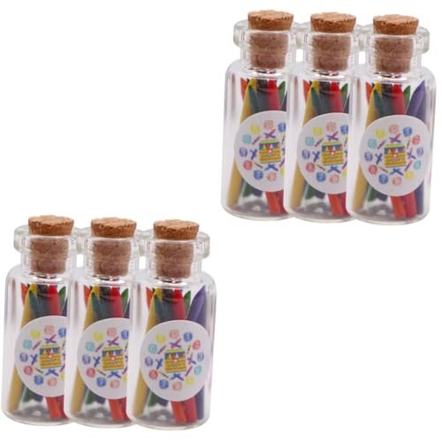 Toddmomy 6 Sätze Crayon -Modellzubehör Dekorationen Puppe drinnen Miniatur- für Lebensmittel und Getränke Buntstifte Modell Mini-Buntstifte Miniaturen Plastik Toddmomy 6 Sätze Crayon -Modellzubehör Dekorationen Puppe drinnen Miniatur- für Lebensmittel und Getränke Buntstifte Modell Mini-Buntstifte Miniaturen Plastik von Toddmomy