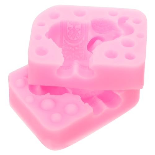 1 Satz Elefantenform bastelzeug handwerkskunst mold easy putz toy 3D Seifenformen Keksformen zum Backen Seifenformen für die Seifenherstellung Bonbonformen Silikon Kieselgel Rosa Tofficu von Tofficu