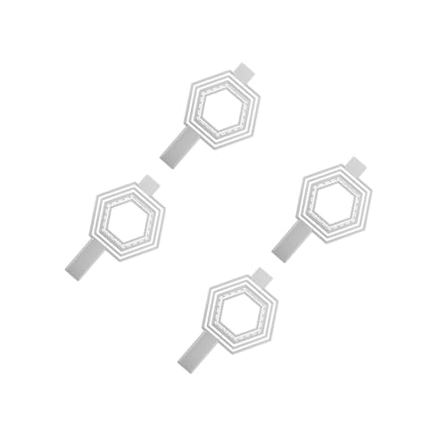 4 Stück Aus Metall Gestanztes Spitzenbrett Formen- Und Formenbauteile Stanzteile Aus Metall Handwerk Stanzformen Gestanztes Waben-mittelstück Prägemappen Silver Kohlenstoffstahl Tofficu von Tofficu