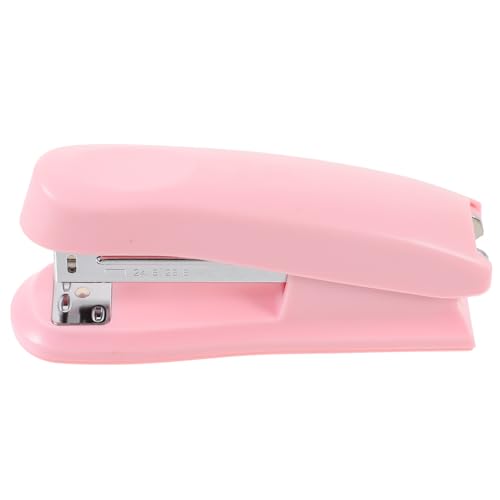 Hefter Viel Spaß mit dem Klebebandabroller Kabel-Organizer Steigleitung Monitor tragbar Gadgets Laptop -Riser Büroartikel Schreibtisch-Essentials Klassenzimmerzubehör Metall Rosa Tofficu von Tofficu