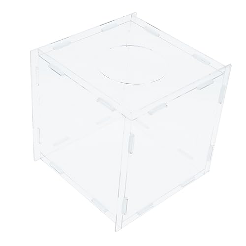 Kasten Lotterie-Box gutschein box gutscheinbox partyboxen durchsichtige boxen präsentbox Lose für die Windelverlosung Tombola-Kugeletui klarer Behälter Spiel Tombola liefert Acryl Tofficu von Tofficu