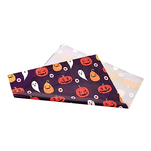 Tofficu 1 Blatt Halloween Wärmeübertragungs Vinyl Kleidungsapplikationen Hemd DIY Patches Bekleidungspatches Thermotransfer Aufkleber Kleidung DIY Abziehbilder Lichter von Tofficu