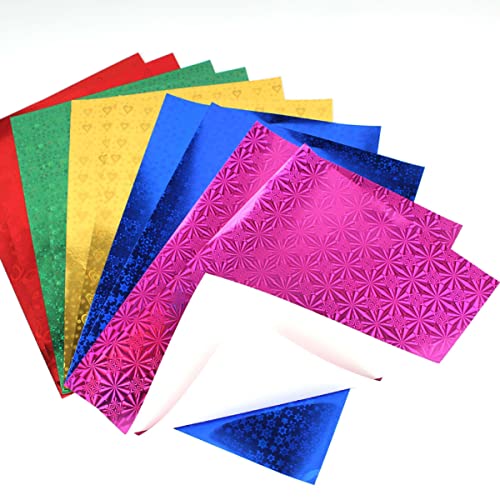 Tofficu 1 Packung 50 Blatt Falten Von Flash-square-papier Handgemachtes Faltpapier Farbiges Kartonpapier Glitzerndes Geschenkpapier -origami-papier Für Anfänger Diy-papier Colorful von Tofficu