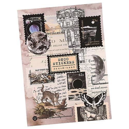 Tofficu 1 Packung Haustier-Stickerbuch Brief Planer-Journal-Label bastelset basteln für Sammelalbum hochzeitsdeko Scrapbook-Kits Aufkleber für Journaling und Scrapbooking von Tofficu