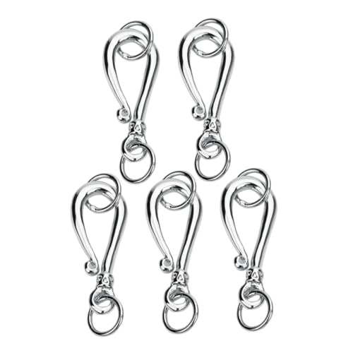 Tofficu 1 Packung Schmuck Verschluss Schmuckhalskette Halskette Medaillon Schmuck aus Sterlingsilber Anhänger aus Sterlingsilber Schmuckverschlüsse selber machen Metallverschlüsse Silver von Tofficu