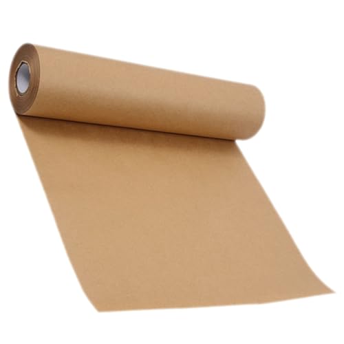 Tofficu 1 Rolle Geschenkpapier Braunes Kraftpapier Postalisches Packpapier Pinnwandpapier Braunes Paketpapier Versandpapier Blumenverpackungspapier Papierverpackung Reiner Holzstoff von Tofficu