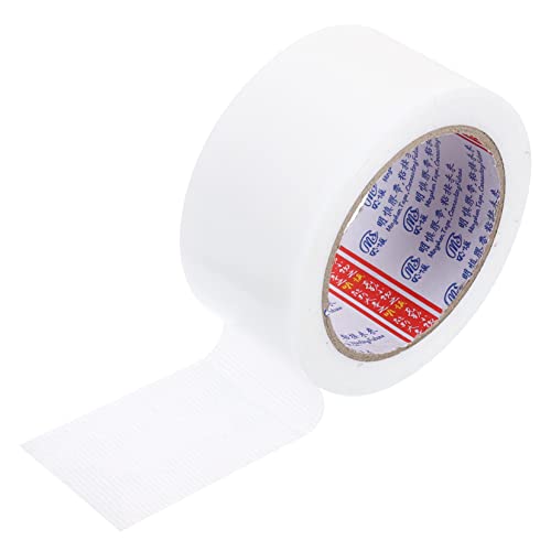 Tofficu 1 Rolle Gesundheits band packing tape paketband Klempnerband flaches aushärtendes Klebeband werkzeug Klebeband zum Verpacken Klebeband zur Montage synthetisches Polyethylen Weiß von Tofficu