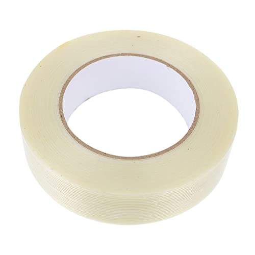 Tofficu 1 Rolle Glasband packing tape paketband zierband selbstklebend Bänder für die Presse Elektronik-Hochtemperaturband Versand Glasfaserband Umreifungsband aus Glasfaser Khaki von Tofficu