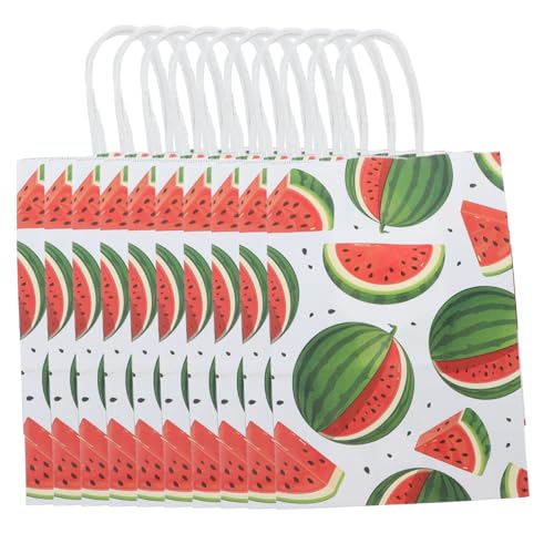 Tofficu 1 Satz Alles Zum Geburtstagstüten Geschenkverpackung Snackbeutel Shower Geschenktüten Sommerparty Dekoration Papiertüten Für Obst Gastgeschenke Für Obst Kraftpapier 12st von Tofficu