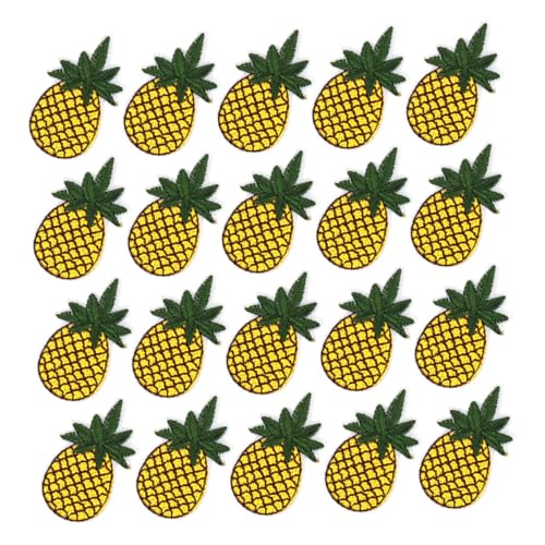 Tofficu 1 Satz Ananas -stickerei Wärmepolster-anti-scenen-handschuhe Dekorative Ananas Mini-handschuhe Zubehör Ananas Ananasflecken Eisen Auf Fruchtpflaster Nähen Stickgarn 20st von Tofficu