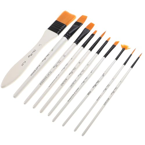 Tofficu 1 Satz Aquarell Stift Set Zubehör Ölgemälde Warmfutter für Stiefel ob11 Zubehör Ölmalpinsel Pinsel künstlerpinsel set Künstler Pinsel Set Künstlerfarbe Pinsel Ölgemäldepinsel Holz von Tofficu