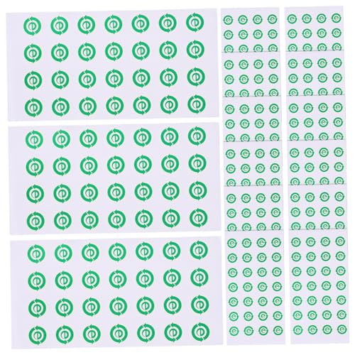 Tofficu 1 Satz Aufkleber Recyceln Recycling-müllaufkleber Bolzenorganisator Recycling Aufkleber Umweltfreundliche Aufkleber Elektronische Aufkleber Recycling-schild-aufkleber 500 Stück von Tofficu